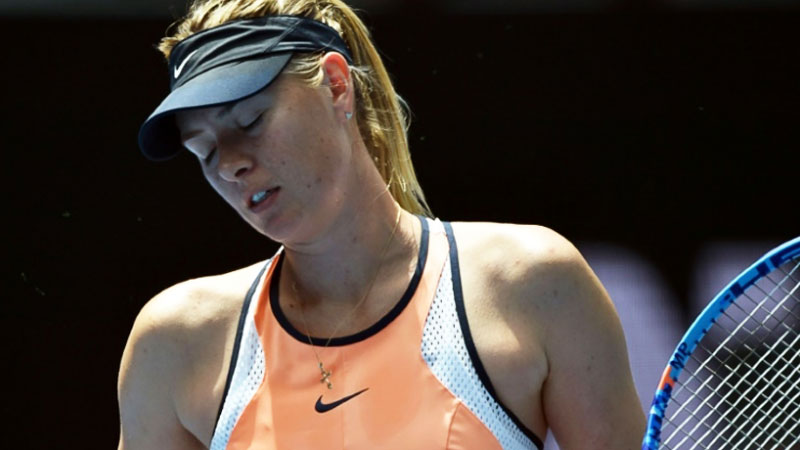 Sharapova's disappointment after positive drug tests