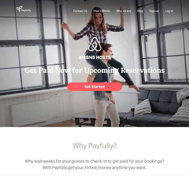 Payfully Website Homepage