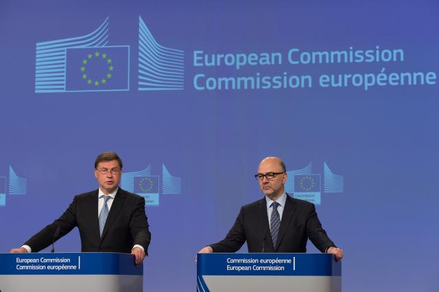 Valdis Dombrovskis and Pierre Moscovici © European Union, 2018
